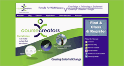 Desktop Screenshot of coursecreators.com